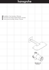 Hansgrohe Raindance E 27373 1 Série Instructions De Montage / Mode D'emploi / Garantie