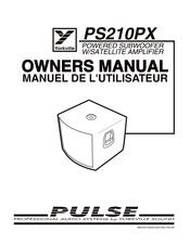 Yorkville Sound PULSE PS210PX Manuel De L'utilisateur