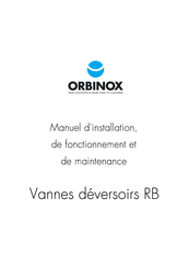 Orbinox RB Manuel D'installation, De Fonctionnement Et De Maintenance