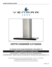 Venmar VJ71030SS Guide D'installation