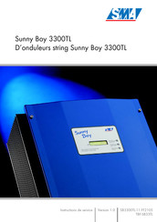 SMA Sunny Boy 3300TL Instructions De Service