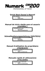 Numark CM200 Manuel D'utilisation Du Propriétaire