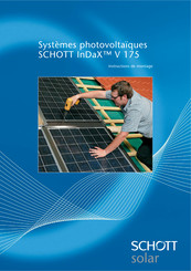 SCHOTT solar InDaX V 175 Instructions De Montage