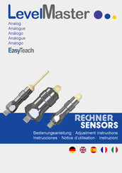 Rechner Sensors LevelMaster EasyTeach Notice D'utilisation