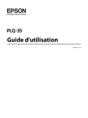 Epson PLQ-35 Guide D'utilisation