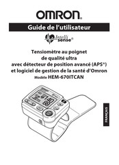 Omron HEM-670ITCAN Guide De L'utilisateur