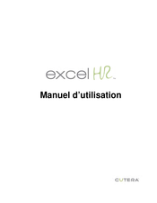 Cutera EXCEL HR Manuel D'utilisation