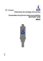 Beko Metropoint DPM SD23 Instructions De Montage Et De Service