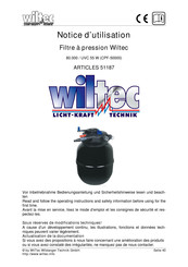 WilTec 51187 Notice D'utilisation