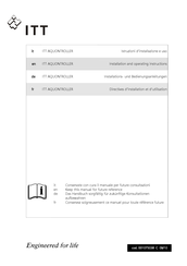 ITT AQUONTROLLER MMA07 Directives D'installation Et D'utilisation