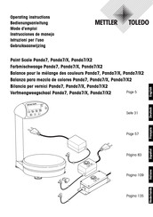 Mettler Toledo Panda7/X2 Mode D'emploi