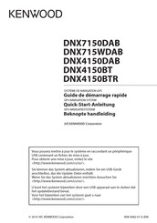 Kenwood DNX4150DAB Guide De Démarrage Rapide