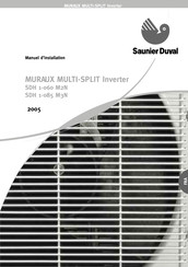 Saunier Duval MURAUX MULTI-SPLIT SDH 1-060 M2N Manuel D'installation
