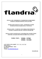 Flandria M11000 Instructions D'installation