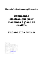 Maja RVE-SL Manuel D'utilisation Complémentaire