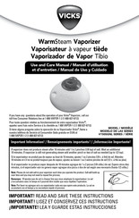 Vicks V150SGNL Série Manuel D'utilisation Et D'entretien