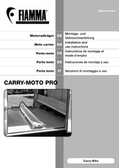 Fiamma CARRY-MOTO PRO Instructions De Montage Et Mode D'emploi