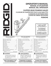 RIDGID R350CHE Manuel D'utilisation