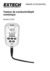 Extech Instruments EC600 Manuel D'utilisation
