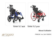 progeo TEKNA TILT adult Manuel D'utilisation