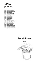 Pontec PondoPress 5000 Notice D'emploi