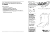 Healthrider S300i Manuel De L'utilisateur