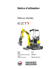 Wacker Neuson E13-01 Notice D'utilisation