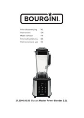 Bourgini Classic Master Power Mode D'emploi