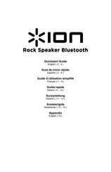 ION Rock Speaker Bluetooth Guide D'utilisation Simplifié