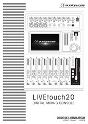 Audiophony PA LIVEtouch20 Guide De L'utilisateur