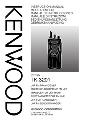 Kenwood ProTalk TK-3201 Mode D'emploi