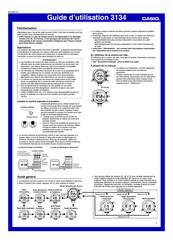 Casio QW-3134 Guide D'utilisation