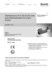 Bosch Rexroth WE 6 5 B Série Notice D'utilisation