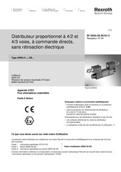 Bosch Rexroth 4WRA 6 2 E Série Notice D'utilisation