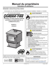 Quadra-Fire 21M-ACC Manuel Du Propriétaire, Entretien Et Utilisation