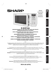 Sharp R-85ST-AA Mode D'emploi Avec Livre De Recettes