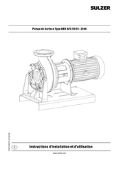 Sulzer AFC 50/50 RV Instructions D'installation Et D'utilisation