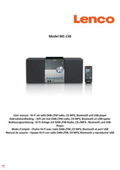 LENCO MC-150 Mode D'emploi