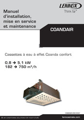 Lennox COANDAIR VCD 600 Manuel D'installation, Mise En Service Et Maintenance