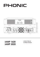 Phonic iAMP 1620 Mode D'emploi