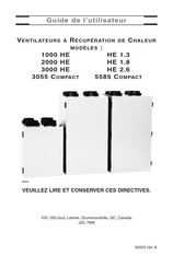 Venmar 5585 Compact Guide De L'utilisateur