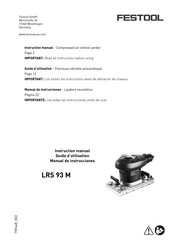 Festool LRS 93 M Guide D'utilisation