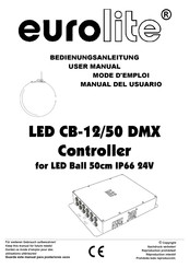 EuroLite LED CB-50 DMX Mode D'emploi