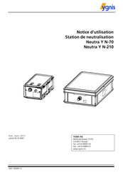 Ygnis Neutra Y N-210 Notice D'utilisation