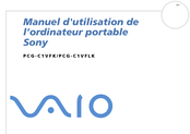 Sony Vaio PCG-C1VFK Manuel D'utilisation