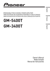 Pioneer GM-5400T Mode D'emploi