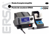 ersa I-con Mode D'emploi Simplifié