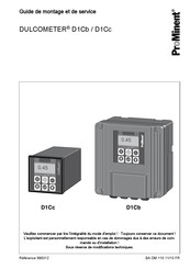 ProMinent DULCOMETER D1Cb Guide De Montage Et De Service