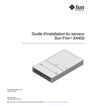 Sun Microsystems Sun Fire X4450 Guide D'installation