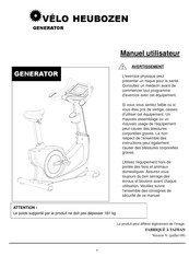 Heubozen GENERATOR Manuel Utilisateur